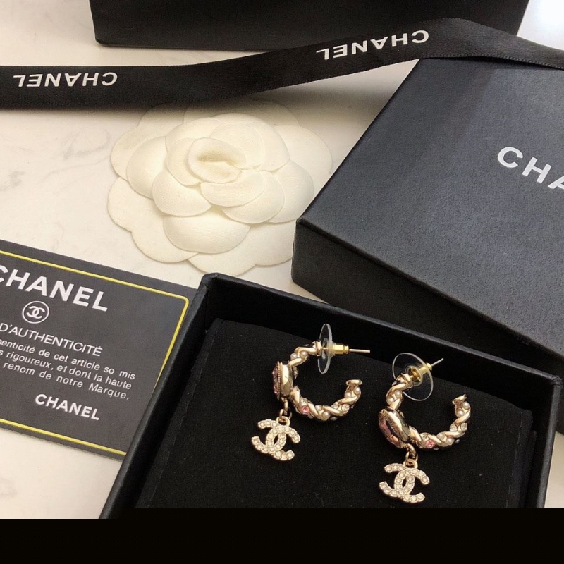 Ch*el earrings